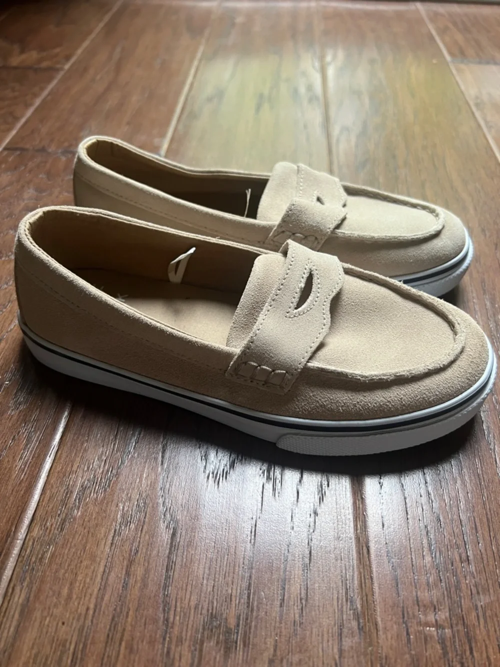 Janie and Jack Slip On Sneaker Suede Leather Shoes Size 1K